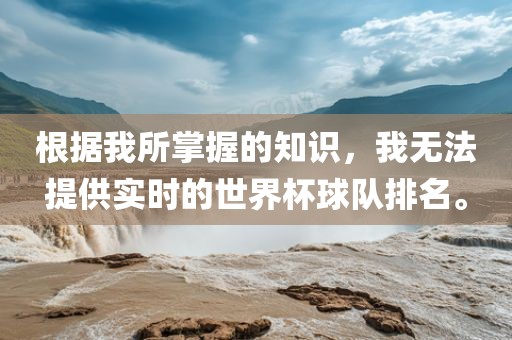 根据我所掌握的知识，我无法提供实时的世界杯球队排名。吉安市靖泰电力工程有限公司