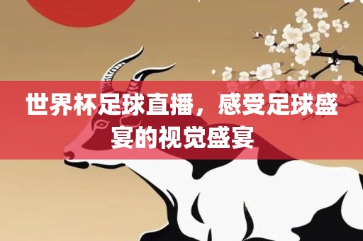世界杯足球直播，感受足球盛宴的视觉盛宴