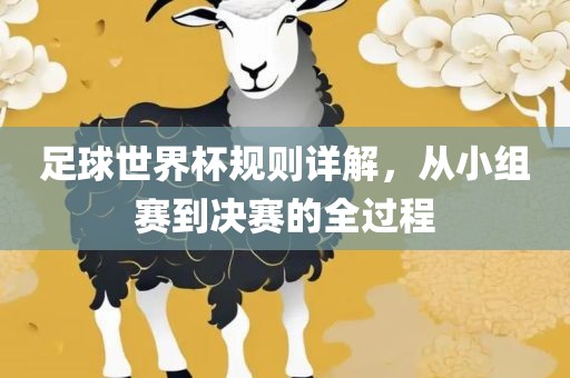 足球世界杯规则详解，从小组赛到决赛的全过程