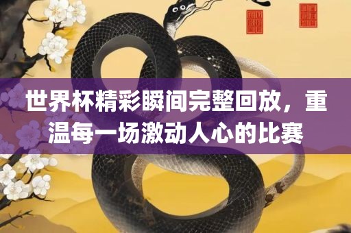 世界杯精彩瞬间完整回放，重温每一场激动人心的比赛