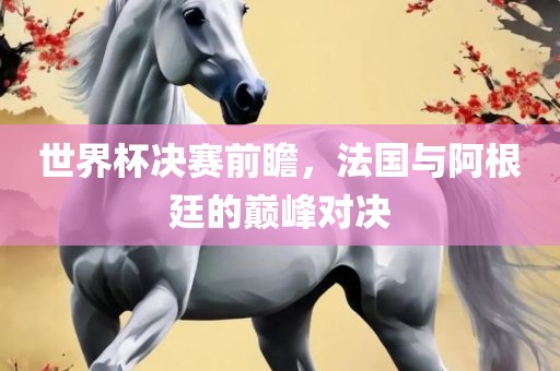 世界杯决赛前瞻，法国与阿根廷的巅峰对决吉安市靖泰电力工程有限公司