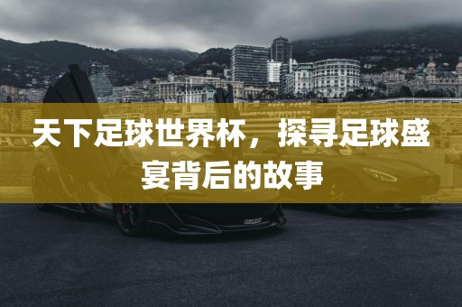 天下足球世界杯，探寻足球盛宴背后的故事