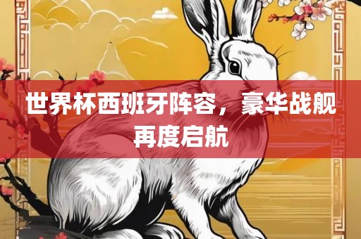 世界杯西班牙阵容，豪华战舰再度启航吉安市靖泰电力工程有限公司