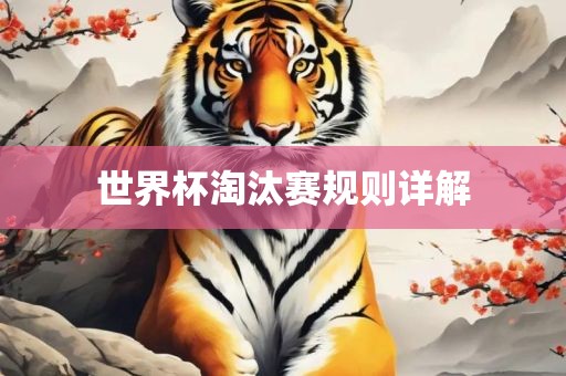 世界杯淘汰赛规则详解