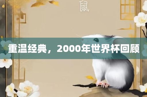 重温经典，2000年世界杯回顾