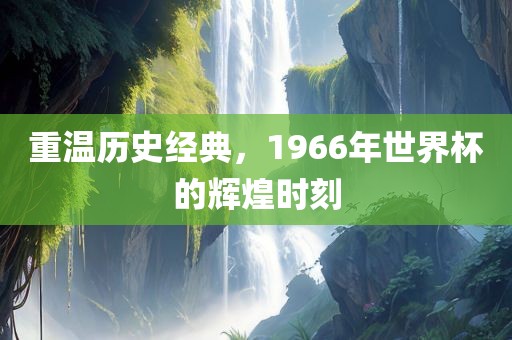 重温历史经典，1966年世界杯的辉煌时刻