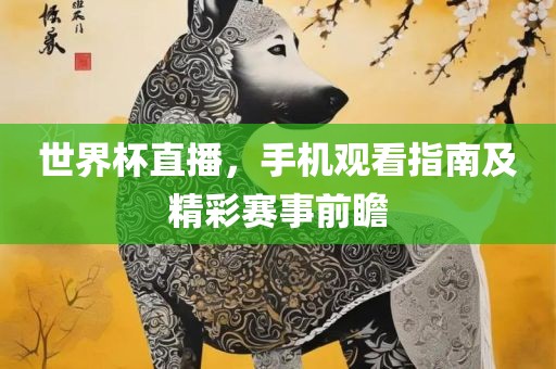 世界杯直播，手机观看指南及精彩赛事前瞻吉安市靖泰电力工程有限公司