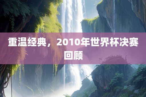 重温经典，2010年世界杯决赛回顾