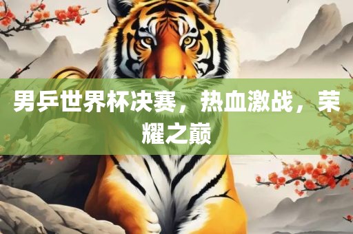 男乒世界杯决赛，热血激战，荣耀之巅