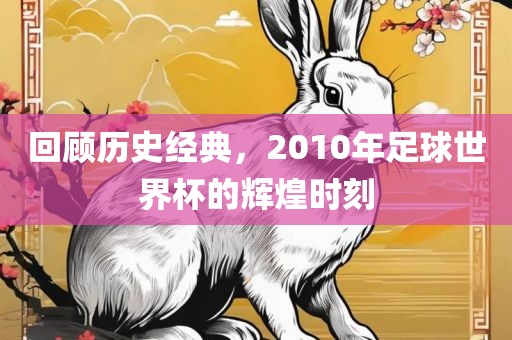 回顾历史经典，2010年足球世界杯的辉煌时刻