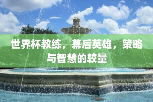 世界杯教练，幕后英雄，策略与智慧的较量