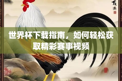 世界杯下载指南，如何轻松获取精彩赛事视频