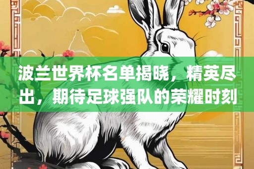 波兰世界杯名单揭晓，精英尽出，期待足球强队的荣耀时刻