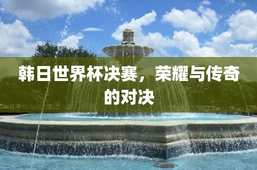 韩日世界杯决赛，荣耀与传奇的对决