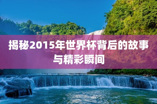 揭秘2015年世界杯背后的故事与精彩瞬间