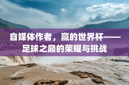 自媒体作者，赢的世界杯——足球之巅的荣耀与挑战
