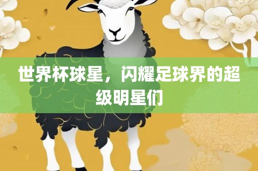 世界杯球星，闪耀足球界的超级明星们