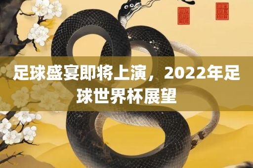 足球盛宴即将上演，2022年足球世界杯展望