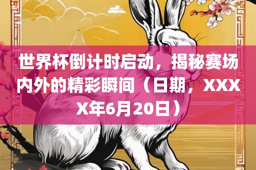世界杯倒计时启动，揭秘赛场内外的精彩瞬间（日期，XXXX年6月20日）