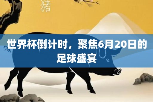 世界杯倒计时，聚焦6月20日的足球盛宴