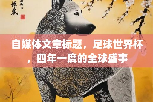 自媒体文章标题，足球世界杯，四年一度的全球盛事吉安市靖泰电力工程有限公司