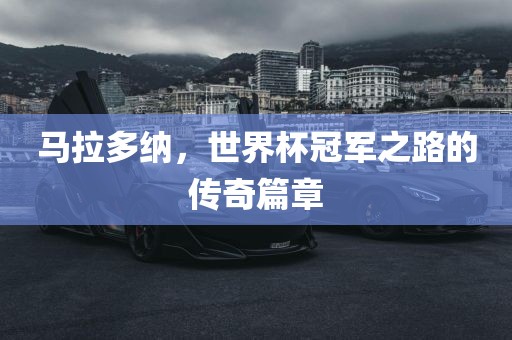 马拉多纳，世界杯冠军之路的传奇篇章吉安市靖泰电力工程有限公司
