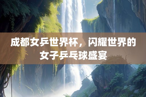 成都女乒世界杯，闪耀世界的女子乒乓球盛宴