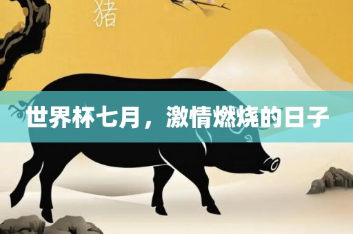世界杯七月，激情燃烧的日子