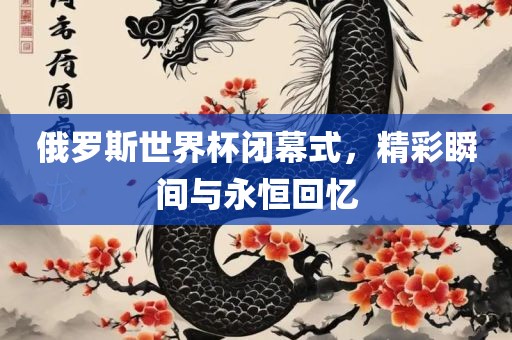 俄罗斯世界杯闭幕式，精彩瞬间与永恒回忆吉安市靖泰电力工程有限公司