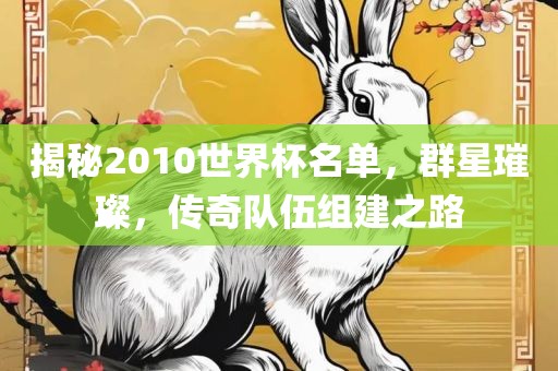 揭秘2010世界杯名单，群星璀璨，传奇队伍组建之路