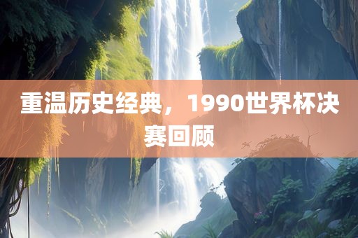 重温历史经典，1990世界杯决赛回顾