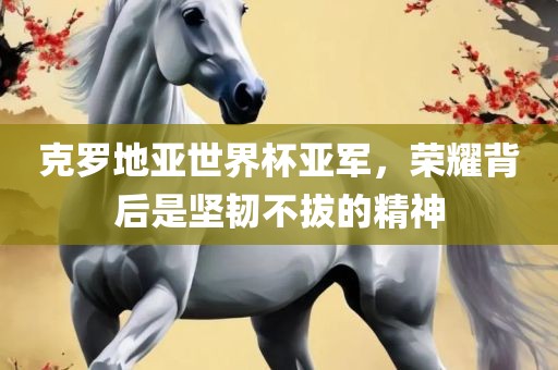 克罗地亚世界杯亚军，荣耀背后是坚韧不拔的精神吉安市靖泰电力工程有限公司