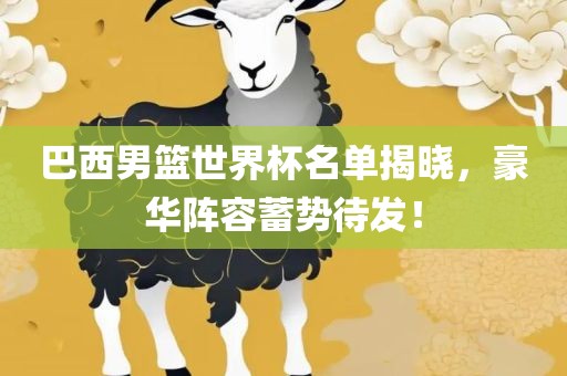 巴西男篮世界杯名单揭晓，豪华阵容蓄势待发！吉安市靖泰电力工程有限公司