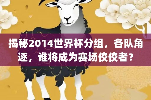 揭秘2014世界杯分组，各队角逐，谁将成为赛场佼佼者？