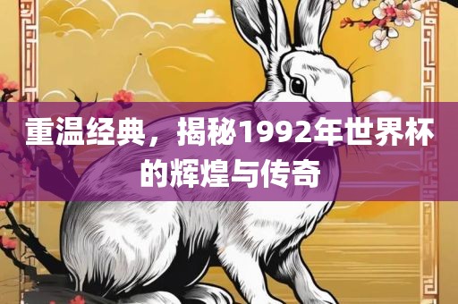 重温经典，揭秘1992年世界杯的辉煌与传奇吉安市靖泰电力工程有限公司