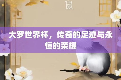 大罗世界杯，传奇的足迹与永恒的荣耀