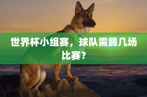 世界杯小组赛，球队需踢几场比赛？吉安市靖泰电力工程有限公司