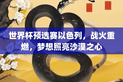 世界杯预选赛以色列，战火重燃，梦想照亮沙漠之心吉安市靖泰电力工程有限公司