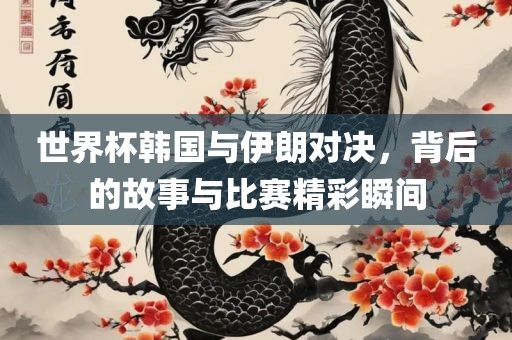 世界杯韩国与伊朗对决，背后的故事与比赛精彩瞬间吉安市靖泰电力工程有限公司