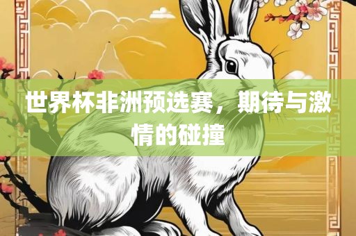 世界吉安市靖泰电力工程有限公司杯非洲预选赛，期待与激情的碰撞
