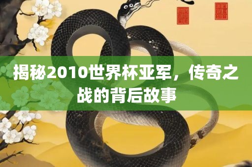 揭秘2010世界杯亚军，传奇之战的背后故事