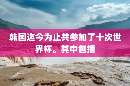 韩国迄今为止共参加了十次世界杯。其中包括吉安市靖泰电力工程有限公司