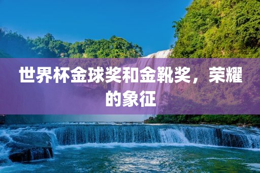 世界杯金球奖和金靴奖，荣耀的象征
