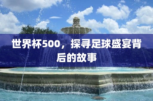 世界杯500，探寻足球盛宴背后的故事