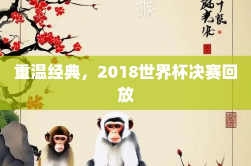 重温经典，2018世界杯决赛回放