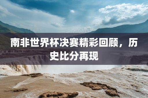 南非世界杯决赛精彩回顾，历史比分再现