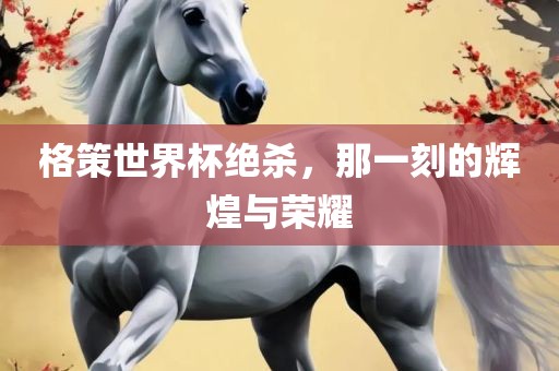 格策世界杯绝杀，那一刻的辉煌与荣耀