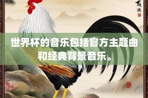 世界杯的音乐包括官方主题曲和经典背景音乐。吉安市靖泰电力工程有限公司