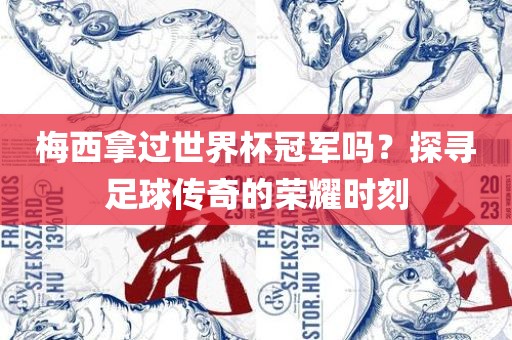 梅西拿过世界杯冠军吗？探寻足球传奇的荣耀时刻