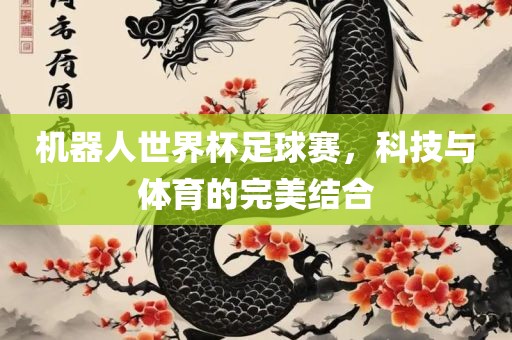 机器人世界杯足球赛，科技与体育的完美结合